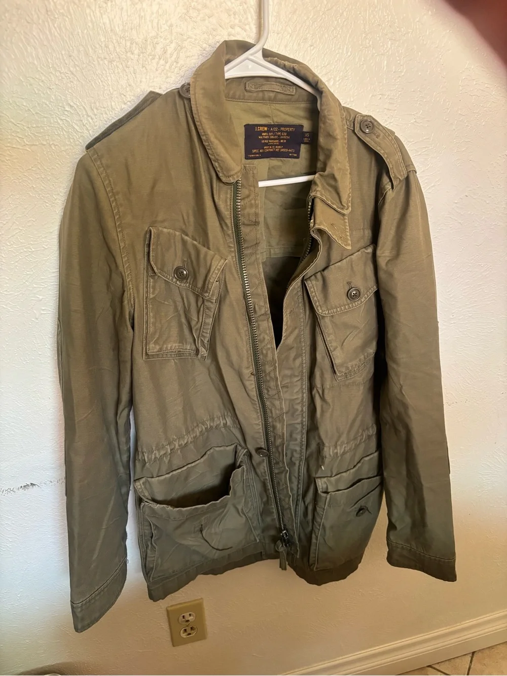 J.Crew A/22 Military Field Jacket in Men’s XS
